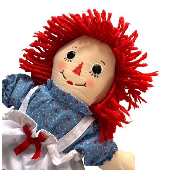 Aurora New Raggedy Ann Plush Doll Stuffed Toy 17 in Tall - Picture 3 of 4